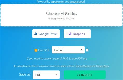 Convert PNG to PDF Online for Free .